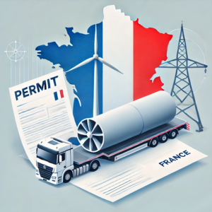 abnormal load french permit and pilot cars
